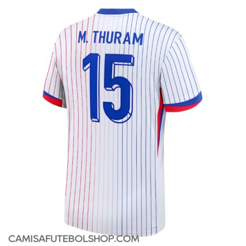 Camisa de time de futebol França Marcus Thuram #15 Replicas 2º Equipamento Europeu 2024 Manga Curta